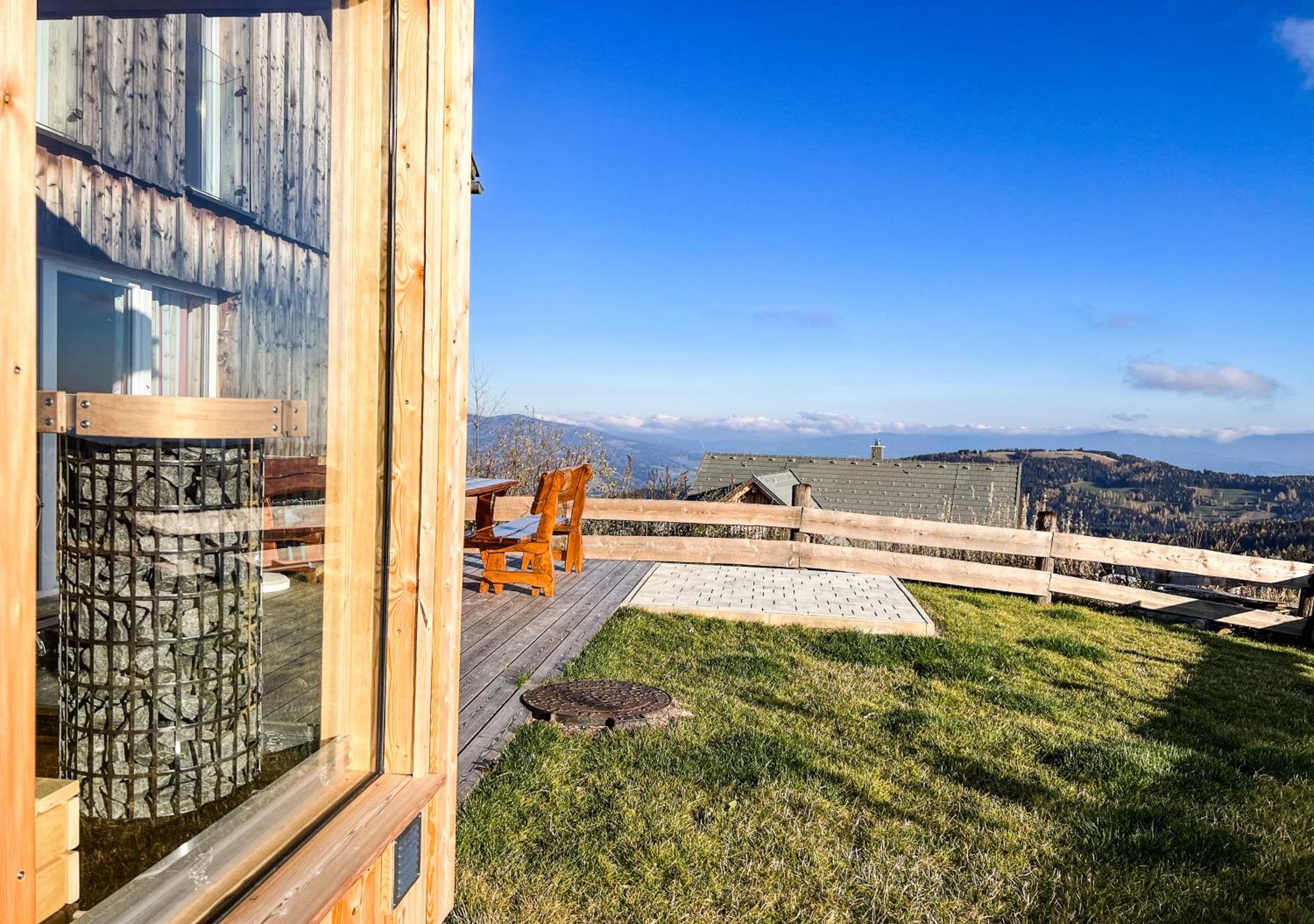 1A Chalet Eck - Wandern, Grillen, Panorama Sauna! Klippitztorl Esterno foto