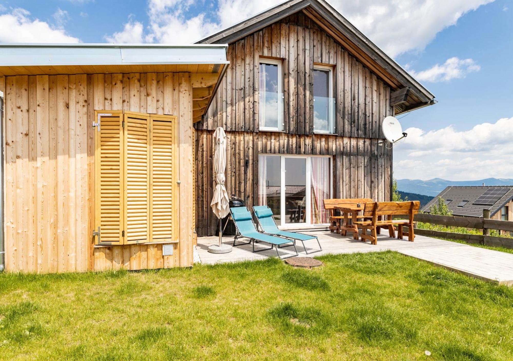 1A Chalet Eck - Wandern, Grillen, Panorama Sauna! Klippitztorl Esterno foto